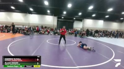 56-57 lbs Round 2 - Elijah Ragan, Bobcat Wrestling Club vs Andrew Duvall, Rockwall Training Center