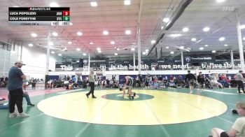 128 lbs Consi Of 4 - Luca Popolizio, Journeymen Wrestling Blue - HSC vs Cole Forsythe, Steller Trained Seripas - HSC