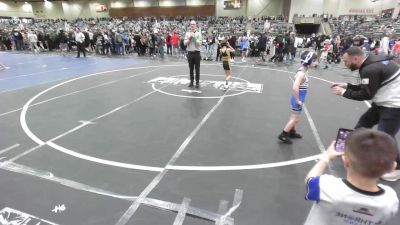 58 lbs Quarterfinal - Gage Gililland, Dethrone WC vs Luke Abrams, Argonaut Jr Mustangs