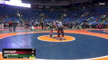 130 lbs Quarterfinal - Jalah Wilson, Harvey (Thornton) vs Sammie Greisen, Seneca