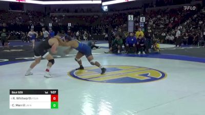 215 lbs Semifinal - Ryland Whitworth, Fountain Valley vs Coby Merrill, Jw North