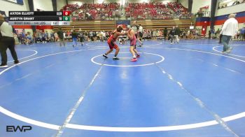 140 lbs Consi Of 4 - Axton Elliott, Glenpool vs Austyn Grant, Tulsa Union