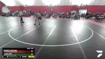 145 lbs Quarterfinal - Cade Hey, Dixon Wrestling Club vs Ramez Watson, Pekin Boys & Girls Club