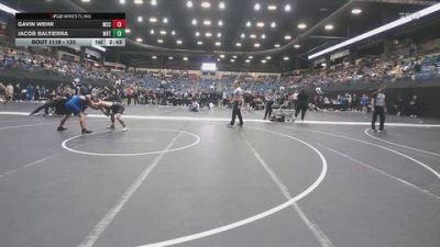 133 lbs Champ. Round 2 - Gavin Wehr, Murray State vs Jacob Baltierra, Wayland Baptist (Texas)