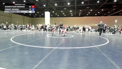 110 lbs 1st Place Match - Chloe Medlock, OK vs Aro Ogle-Garza, TX
