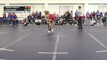 125 lbs Cons. Round 5 - Andrew Punzalan, Wabash vs Kaden Golder, Trine