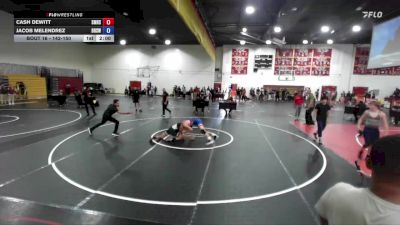 142-150 lbs Round 1 - Cash DeWitt, San Marcos High School vs Jacob Melendrez, Downey High School Wrestling