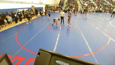 96-100 lbs Round 2 - Max Perez, Cal Grapplers Wrestling Club vs Eden Lee, Rancho Bernardo Wrestling
