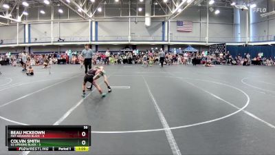 56 lbs Round 1 (4 Team) - Beau McKeown, Mat Assassins Black vs Colvin Smith, U2 Uprising Black