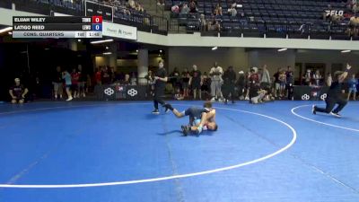 92 lbs Cons. Quarters - Elijah Wiley, Treehouse Wrestling vs Latigo Reed, Legacy Elite Wrestling Club