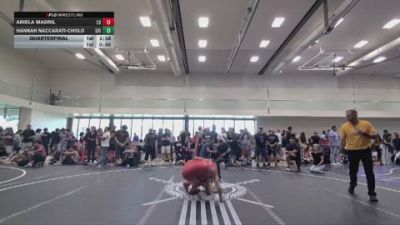 126 lbs Quarterfinal - Hannah Naccarati-Cholo, Grindhouse vs Ariela Madril, Copper Club