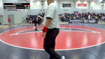 174 lbs Quarterfinal - Braxton Bacon, Oklahoma Wesleyan vs Corey Holmes, Avila