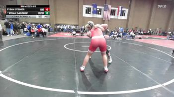 190 lbs Cons. Round 2 - Tyson Steiner, Hinton vs Ethan Sanchez, College Park
