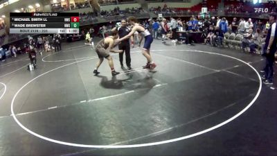 220 lbs Quarterfinal - Wade Brewster, Norris Wrestling Club vs Michael Smith Ll, Hastings Wrestling Club