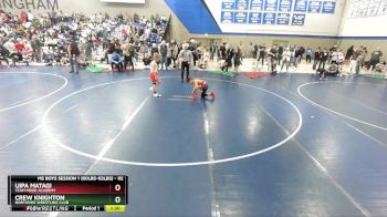 92 lbs Champ. Round 2 - Crew Knighton, Northside Wrestling Club vs Uipa Matagi, Team Pride Academy