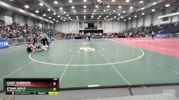 215 lbs Round 3 (3 Team) - Casey Robinson, Niagara Wheatfield Sr HS vs Ethan Gallo, Minisink Valley