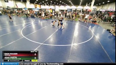 66 lbs Round 4 - Knox Mauger, Westlake vs Adam Martin, Champions Wrestling Club