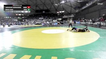 Boys 1A 150 lbs Cons. Round 2 - Abraham Hernandez, Nooksack Valley vs Erick Diaz, Granite Falls
