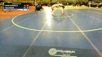 157 lbs Champ. Round 2 - Cale Prater, Social Circle vs JASON SCHIAVELLO, Clearwater Cen Catholic