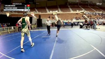 D1-150 lbs Champ. Round 1 - Matthew Green, Basha High School vs Ryland Moss, Liberty High School