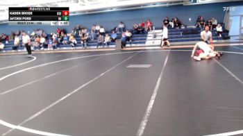 165 lbs Cons. Round 2 - Jayden Ford, Newman vs Kaden Broer, Northern State