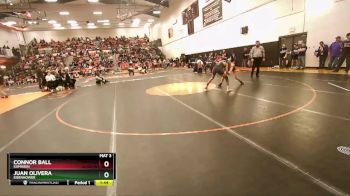 106 lbs Semifinal - Juan Olivera, Eisenhower vs Connor Ball, Kamiakin