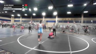 155 lbs Consi Of 4 - Jillian Hradec, Reality Sports vs Mila Grano, San Jacinto WC