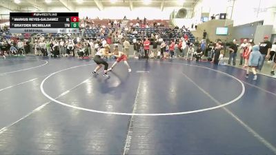 120 lbs Semifinal - Markus Reyes-Galdamez, Team Pride Academy vs Brayden McMillan, Team Prestige Wrestling