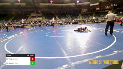 88 lbs Consi Of 32 #2 - Brayden Thorn, Massa's Maniacs vs Brody Ashley, Michigan West