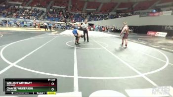 5A-220 lbs Champ. Round 1 - Chayse Wilkerson, Eagle Point vs William Witcraft, Redmond