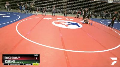 78 lbs Cons. Semi - Kai Spears, Team Braves Wrestling Club vs Isaac Reynolds, Windy City Wrestlers