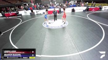 150 lbs 3rd Place Match - Joseph Lopez, Nor Cal Take Down Wrestling Club vs Brandon Buzzard, Friendly Hills Wrestling Club