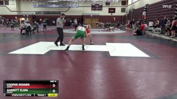 JV-14 lbs 7th Place Match - Garrett Elgin, Osage vs Cooper Renner, Jesup