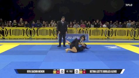 Betina Lizette Borlaza Alivio vs Riya Sachin Menon 2025 Pan IBJJF Jiu-Jitsu No-Gi Championship