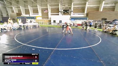 106 lbs Quarters & 1st Wb (16 Team) - Teequavious Mills, Georgia vs Wyatt Rossi, Maryland