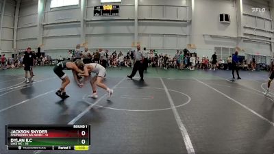 115 lbs Round 1 (8 Team) - Dylan Ilc, Lake WC vs Jackson Snyder, Contenders WA Green