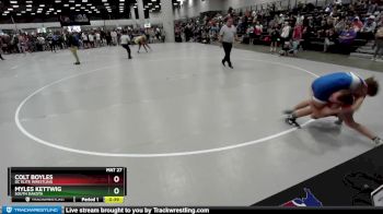 120 lbs Cons. Round 5 - Myles Kettwig, South Dakota vs Colt Boyles, DC Elite Wrestling