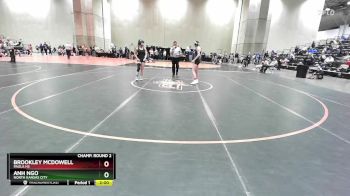 110 lbs Champ. Round 2 - Brookley Mcdowell, Paola HS vs Anh Ngo, North Kansas City