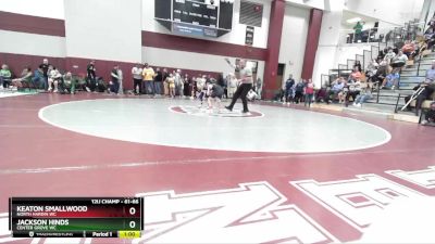 78-83 lbs Semifinal - Logan Myers, Perry Meridian WC vs Jeramiah Myers, Cougars