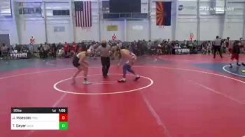 95 lbs Consi Of 8 #2 - Tel Geyer, Cedaredge WC vs Josiah Maestas, Pride WC