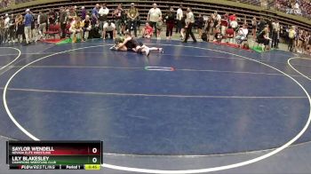 130 lbs Semifinal - Saylor Wendell, Nevada Elite Wrestling vs Lily Blakesley, Champions Wrestling Club