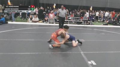 100 lbs Champ. Rd Of 32 - Eli Armstrong, East Idaho Elite vs Asher Richards, Texas Select