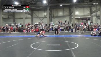 120 lbs Cons. Round 2 - Mya Trevino, Russell Wrestling Club vs Madison Polson, Garden City Wrestling Club