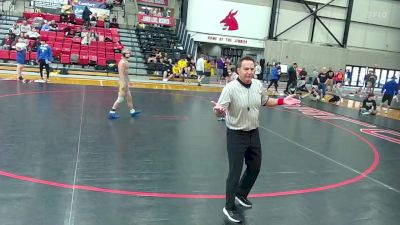 133 lbs Champ. Round 1 - Zyan Westbrook, Quincy vs Sawyer Hackbarth, Unattached