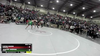 165 lbs Cons. Round 2 - Lucas Mason, Bountiful vs Hunter Jakeman, Provo