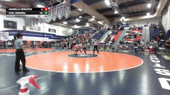 120 lbs Semifinal - Anabelle Serratos, Santa Ana vs Itzel Herrera, Corona
