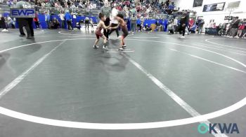 40 lbs Round Of 16 - Sebastian Ramos, Weatherford Youth Wrestling vs Gavino Camarillo, Clinton Youth Wrestling