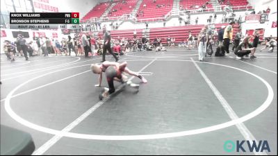 61 lbs 3rd Place - Knox Williams, Perry Wrestling Academy vs Bronson Stephens, F-5 Grappling