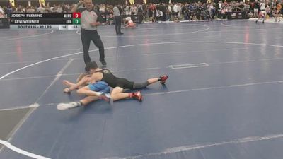 92 lbs Cons. Sub-rd Of 32 - Levi Werner, Askren Wrestling Academy vs Joseph Fleming, Mat Assassins Wrestling Club