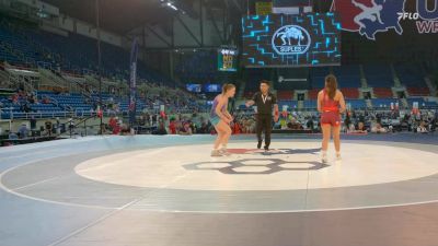 135 lbs Cons. Semis - Lauren Zaragoza, CA vs Kate Doughty, CO